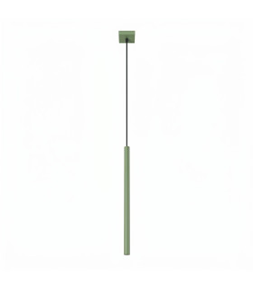 Pastelo Slim Pendant Ceiling Light Sage 1x G9-1