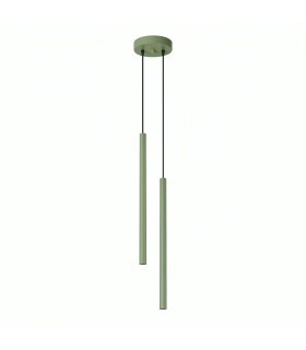 Pastelo Cluster Pendant Ceiling Light Sage 2x G9-1