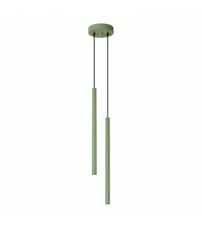 Pastelo Cluster Pendant Ceiling Light Sage 2x G9-1