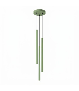 Pastelo Cluster Pendant Ceiling Light Sage 3x G9-1
