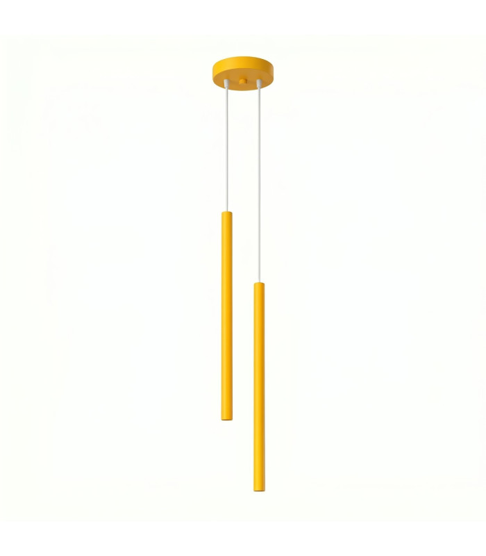 Pastelo Cluster Pendant Ceiling Light Yellow 2x G9-1