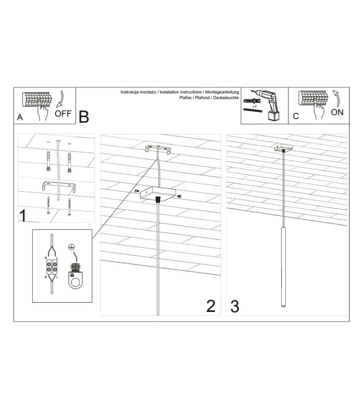 Pastelo Slim Pendant Ceiling Light Sage 1x G9-7