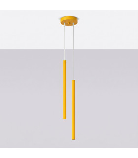 Pastelo Cluster Pendant Ceiling Light Yellow 2x G9-2