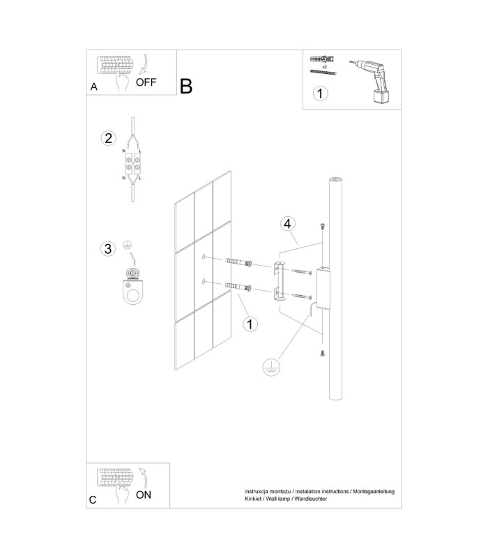 Pastelo Up & Down Wall Lamp Sage 2x G9-6
