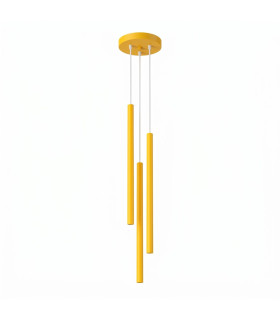 Pastelo Cluster Pendant Ceiling Light Yellow 3x G9-1