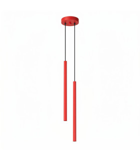 Pastelo Cluster Pendant Ceiling Light Red 2x G9-1