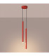 Pastelo Cluster Pendant Ceiling Light Red 2x G9-3