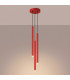 Pastelo Cluster Pendant Ceiling Light Red 3x G9-3