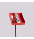 Pastelo Slim Pendant Ceiling Light Red 1x G9-5