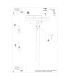 Pastelo Cluster Pendant Ceiling Light Red 2x G9-6