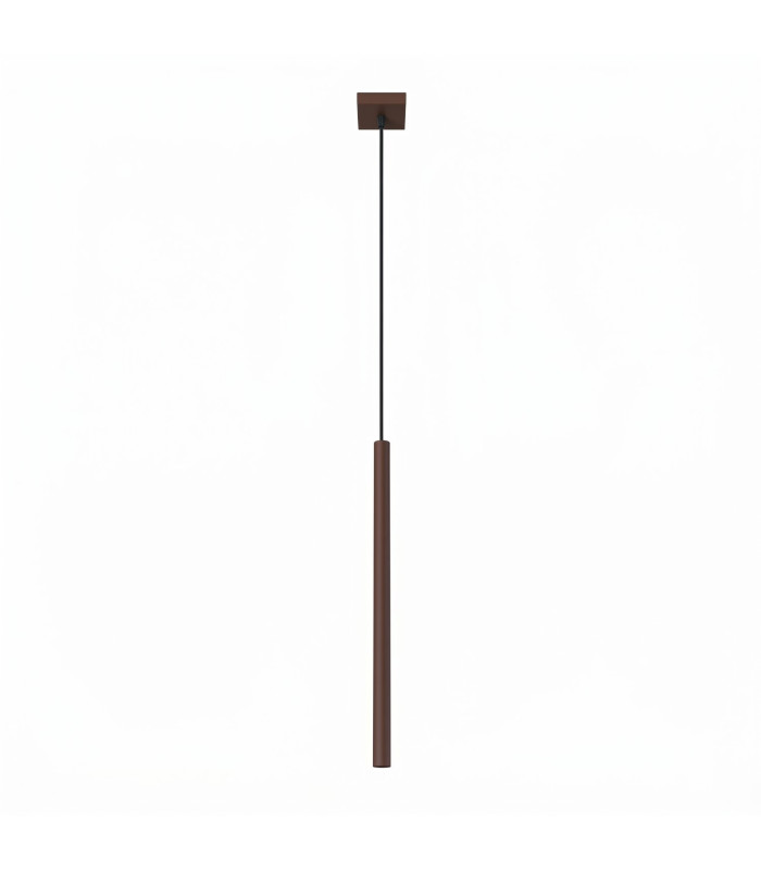 Pastelo Slim Pendant Ceiling Light Brown 1x G9-1