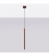 Pastelo Slim Pendant Ceiling Light Brown 1x G9-2