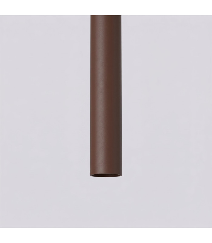 Pastelo Slim Pendant Ceiling Light Brown 1x G9-4