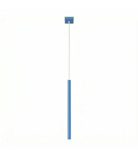 Pastelo Slim Pendant Ceiling Light Blue 1x G9-1