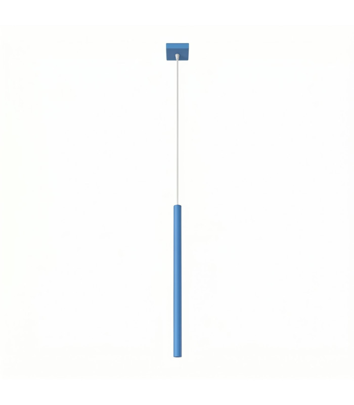 Pastelo Slim Pendant Ceiling Light Blue 1x G9-1