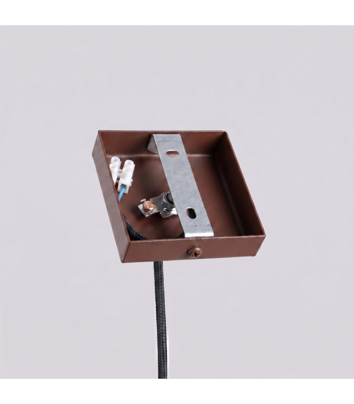 Pastelo Slim Pendant Ceiling Light Brown 1x G9-5