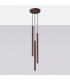 Pastelo Cluster Pendant Ceiling Light Brown 3x G9-2