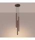 Pastelo Cluster Pendant Ceiling Light Brown 3x G9-3