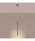 Pastelo Slim Pendant Ceiling Light Blue 1x G9-3