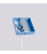 Pastelo Slim Pendant Ceiling Light Blue 1x G9-4