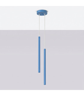Pastelo Cluster Pendant Ceiling Light Blue 2x G9-2