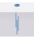 Pastelo Cluster Pendant Ceiling Light Blue 3x G9-2