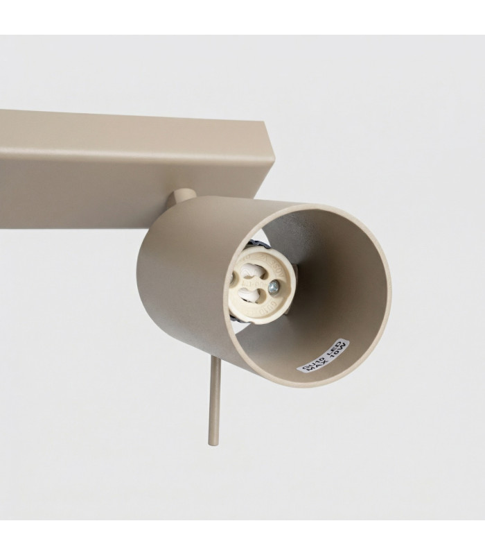 Ring Twin Ceiling Spotlight Taupe 2x GU10-5