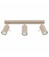 Ring Ceiling Spotlight Bar Taupe 3x GU10-1