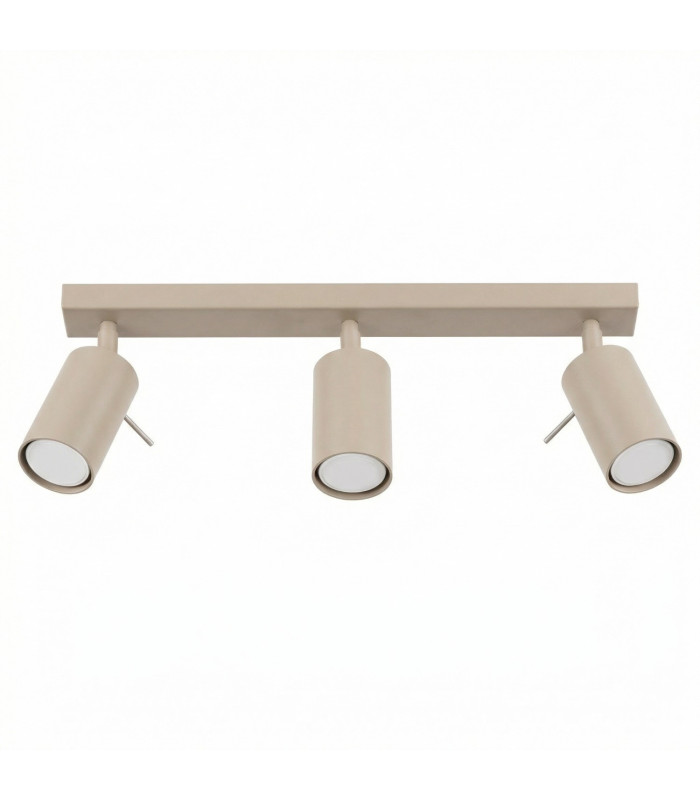 Ring Ceiling Spotlight Bar Taupe 3x GU10-1