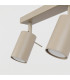 Ring Twin Ceiling Spotlight Taupe 2x GU10-7