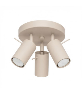 Ring Ceiling Spotlight Clusters Taupe 3x GU10-1