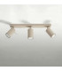 Ring Ceiling Spotlight Bar Taupe 3x GU10-2