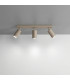 Ring Ceiling Spotlight Bar Taupe 3x GU10-3