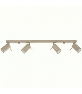 Ring Ceiling Spotlight Bar Taupe 4x GU10-1