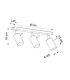 Ring Ceiling Spotlight Bar Taupe 3x GU10-4
