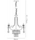 Ceiling Pendant Chandelier 4 Light G9 Polished Chrome, Crystal - 3