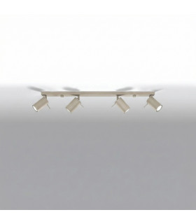 Ring Ceiling Spotlight Bar Taupe 4x GU10-2