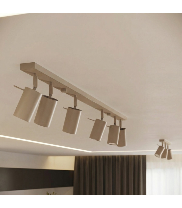 Ring Single Spotlight Taupe 1x GU10-11