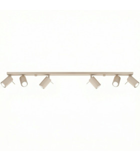 Ring Ceiling Spotlight Bar Taupe 6x GU10-1