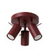 Ring Ceiling Spotlight Clusters Burgundy 3x GU10-1