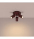 Ring Ceiling Spotlight Clusters Burgundy 3x GU10-3