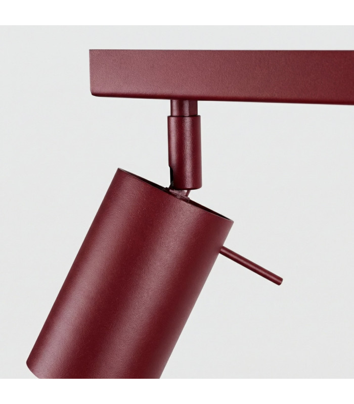 Ring Twin Ceiling Spotlight Burgundy 2x GU10-8