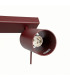 Ring Ceiling Spotlight Bar Burgundy 6x GU10-5