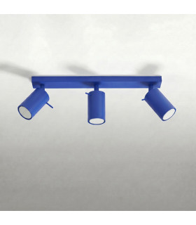 Ring Ceiling Spotlight Bar Ultramarine 3x GU10-2