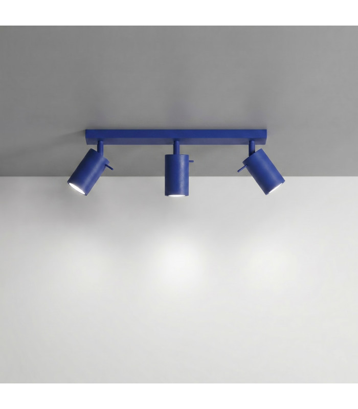 Ring Ceiling Spotlight Bar Ultramarine 3x GU10-3