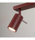 Ring Ceiling Spotlight Bar Burgundy 6x GU10-6