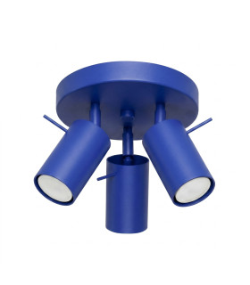 Ring Ceiling Spotlight Clusters Ultramarine 3x GU10-1