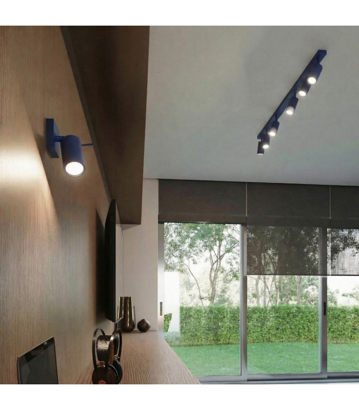 Ring Ceiling Spotlight Bar Ultramarine 3x GU10-6