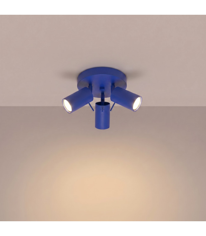 Ring Ceiling Spotlight Clusters Ultramarine 3x GU10-3