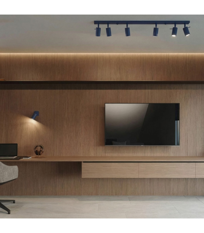 Ring Ceiling Spotlight Bar Ultramarine 3x GU10-7